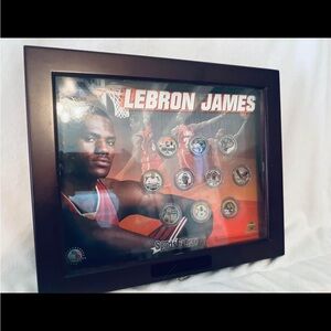 Lebron James Upper Deck Coin Collection Box set.